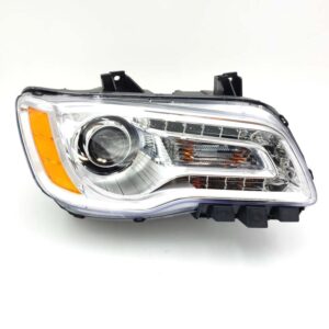 HEADLIGHTS for CHRYSLER C300 2011-2014 PASSENGER SIDE, CHROME INTERIOR, CH2503231