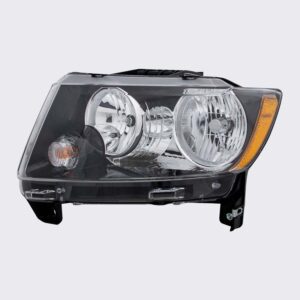 HEADLIGHTS for JEEP COMPASS 2014-2017 DRIVER SIDE, STANDARD TYPE, CH2502246C, CAPA, EE