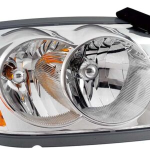 HEADLIGHTS for DODGE DAKOTA 2005-2005, PASSENGER SIDE, CH2503159, CHR INTERIOR w/Corner Light Bulb Shield