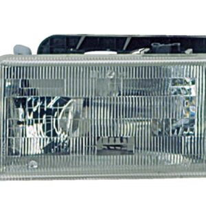 HEADLIGHTS for DODGE DAKOTA 1991-1996, DRIVER SIDE, CH2502105, w/AERO PKG