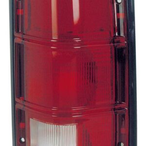 TAIL LIGHTS for DODGE DAKOTA 1987-1996, PASSENGER SIDE CH2801111, LENS/HOUSING, w/Black Outer Trim w/o Chrme Inner Stripes