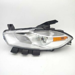 HEADLIGHTS for DODGE DART 2013-2015 DRIVER SIDE, HALOGEN, CHROME INERIOR, CH2518143