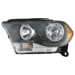 HEADLIGHTS for DODGE DURANGO 2011-2013 DRIVER SIDE, BLACK INTERIOR, CH2502229
