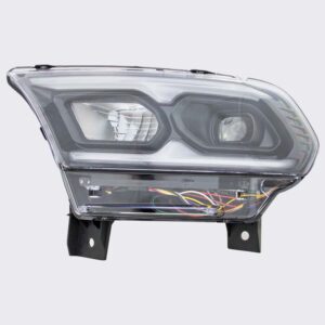 HEADLIGHTS for DODGE DURANGO 2021-2024 DRIVER SIDE, LED, BLACK INTERIOR, w/o HEAD LIGHT LEVELINGS, CH2502345