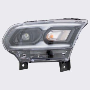 HEADLIGHTS for DODGE DURANGO 2021-2024 PASSENGER SIDE, STANDARD, LED, BLACK INTERIOR, CH2503344