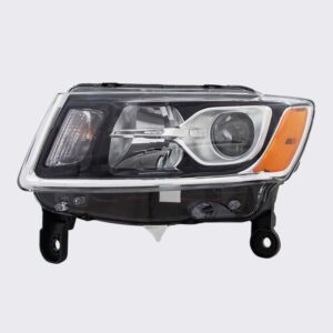 HEADLIGHTS for JEEP GRAND CHEROKEE 2014-2016, DRIVER SIDE, CH2502247, CHR TRIM, STANDARD TYPE