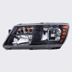 HEADLIGHTS for DODGE JOURNEY 2014-2020 DRIVER SIDE, BLACK, CH2502265