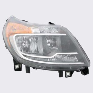 HEADLIGHTS for DODGE RAM PROMASTER VAN 2014-2022 PASSENGER SIDE, HALOGEN w/o DRL, BLACK TRIM, CH2503254C, CAPA, EE