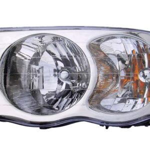 HEADLIGHTS for DODGE FULL SIZE PICKUP 2002-2005, DRIVER SIDE, CH2502135, New Body Style w/o Bulb and Wiring Harness for Side Marker Lamp