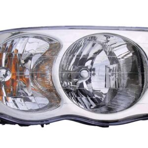 HEADLIGHTS for DODGE FULL SIZE PICKUP 2002-2005, PASSENGER SIDE, CH2503135, New Body Style w/o Bulb and Wiring Harness for Side Marker Lamp
