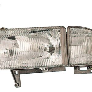 HEADLIGHTS for RAM 1500 1994-2001/2500/3500 1994-2002, DRIVER SIDE, CH2502101, w/CORNER LT (=99-02 w/o SPT PKG)