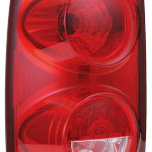 TAIL LIGHTS for DODGE FULL SIZE PICKUP 2007-2009, DRIVER SIDE, LENS/HOUSING, HALOGEN