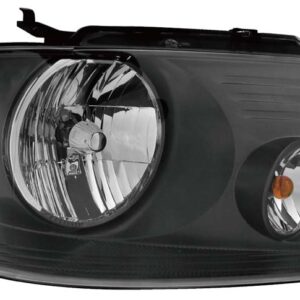 HEADLIGHTS for FORD F150 2007-2008 PASSENGER SIDE, DARK GRAY BEZEL, FO2503248