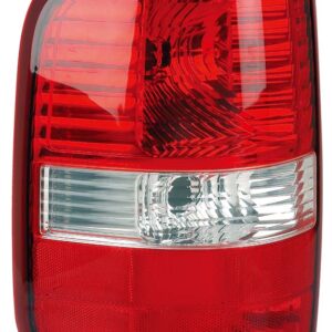 TAIL LIGHTS for FORD F150 2004-2006, DRIVER SIDE, FO2800182, LENS/HOUSING, STYLESIDE, RED/CLEAR New Body Style, EXC. HARLEY EDITION