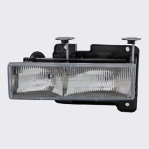 HEADLIGHTS for CHEVROLET C/K FULL SIZE 1988-2002/SUBURBAN 1992-1999, DRIVER SIDE, GM2502101, Composite