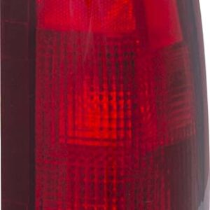 TAIL LIGHTS for CHEVROLET C10 PICKUP 1988-2000, PASSENGER SIDE GM2801104, Assembly, Clear/Red Lens