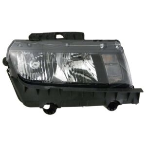 HEADLIGHTS for CHEVROLET CAMARO CONVERTIBLE/COUPE 2014-2015 PASSENGER SIDE, GM2503391C, CAPA, EE