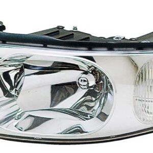 HEADLIGHTS for BUICK LESABRE CUSTOM 2000-2000, DRIVER SIDE, GM2502204, Smooth High Beam Surface