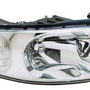 HEADLIGHTS for BUICK LESABRE CUSTOM 2000-2000, PASSENGER SIDE, GM2503204, Smooth High Beam Surface