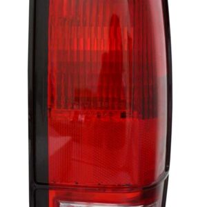 TAIL LIGHTS for CHEVROLET S10 PICKUP 1982-1993, PASSENGER SIDE GM2801106, LENS/HOUSING, w/o Trim