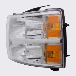 HEADLIGHTS for CHEVROLET SILVERADO 2007-2014 DRIVER SIDE, EXC. 2007 CLASSIC, GM2502280C, CAPA, EE
