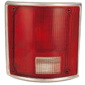 TAIL LIGHTS for CHEVROLET SUBURBAN 1978-1991, DRIVER SIDE, GM2806901, w/Chrome Trim