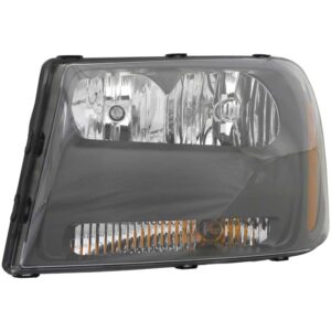 HEADLIGHTS for CHEVROLET TRAILBLAZER 2006-2009, DRIVER SIDE, GM2502304, Composite