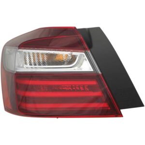 TAIL LIGHTS for HONDA ACCORD SEDAN 2016-2017, DRIVER SIDE, HO2804108, OUTER, ASSEMBLY, EXC. HYBRID
