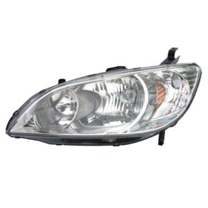 HEADLIGHTS for HONDA CIVIC COUPE/SEDAN 2004-2005, DRIVER SIDE, HO2502121, LENS/HOUSING