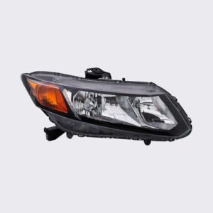 HEADLIGHTS for HONDA CIVIC 2012-2012, PASSENGER SIDE, HO2503144, EXC. HYBRID