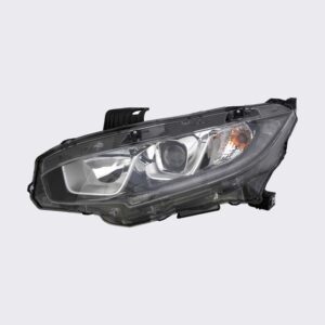 HEADLIGHTS for HONDA CIVIC COUPE/HYBRID/SEDAN 2016-2020 DRIVER SIDE, HALOGEN (=SI 2019-2020), HO2502173C, CAPA, EE