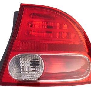 TAIL LIGHTS for HONDA CIVIC SEDAN 2006-2008, PASSENGER SIDE HO2801165, Outer, LENS/HOUSING