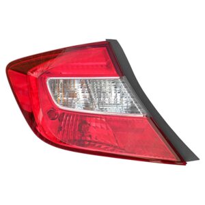 TAIL LIGHTS for HONDA CIVIC SEDAN 2012-2012, DRIVER SIDE, HO2800180, Assembly, EXC. HYB