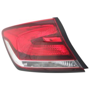 TAIL LIGHTS for HONDA CIVIC SEDAN 2013-2015, DRIVER SIDE, HO2804102, Outer, Assembly