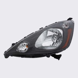 HEADLIGHTS for HONDA FIT BASE/DX/LX 2009-2011 DRIVER SIDE, DARK GRAY, HO2502138C, CAPA, EE