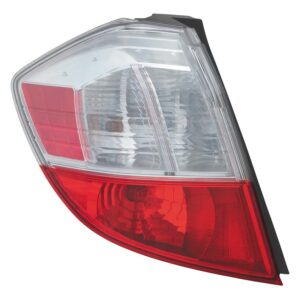 TAIL LIGHTS for HONDA FIT 2009-2014, DRIVER SIDE, HO2800176, Assembly, Red/Clear Lens