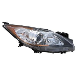 HEADLIGHTS for MAZDA MAZDA3 HATCHBACK/SEDAN 5 SPEED TRANSMISSION 2010-2013, PASSENGER SIDE, MA2519130