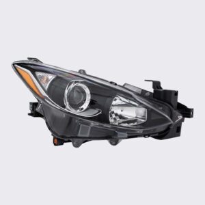 HEADLIGHTS for MAZDA3 2014-2016 PASSENGER SIDE, MA2503144C, CAPA, EE