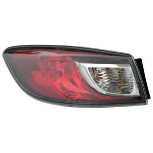 TAIL LIGHTS for MAZDA MAZDA3 SEDAN 2010-2013, DRIVER SIDE, MA2800144, Outer, Assembly, STANDARD TYPE