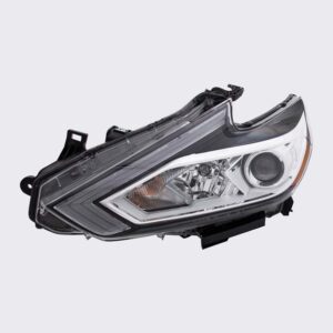 HEADLIGHTS for NISSAN ALTIMA 2016-2018 DRIVER SIDE, CHROME TRIM w/o LED DRL, NI2502247C, CAPA, EE