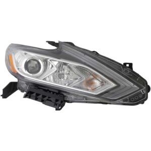 HEADLIGHTS for NISSAN ALTIMA 2016-2018, PASSENGER SIDE, NI2503247, CHR INTERIOR, w/o LED DRL