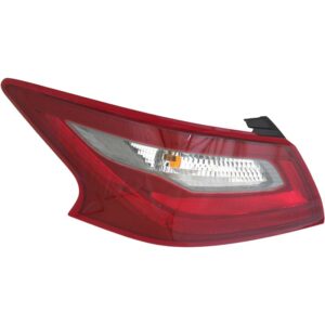 TAIL LIGHTS for NISSAN ALTIMA 2018-2018, DRIVER SIDE, NI2804112, Outer, Assembly, w/o Smoke Lens