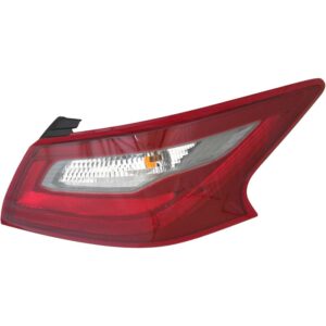 TAIL LIGHTS for NISSAN ALTIMA 2018-2018, PASSENGER SIDE NI2805112, Outer, Assembly, w/o Smoke Lens