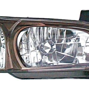 HEADLIGHTS for NISSAN MAXIMA 2001-2001 PASSENGER SIDE, SMOKE BLACK BEZEL, NI2503133