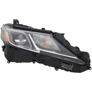 HEADLIGHTS for TOYOTA CAMRY 2018, PASSENGER SIDE, TO2503255, LED, N. AMERICA (=HYB), for MODELS w/o LED SIG-L