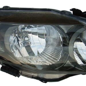 HEADLIGHTS for TOYOTA COROLLA S/XRS 2009-2010, PASSENGER SIDE, TO2503183, BLK INTERIOR,  NORTH AMERICA