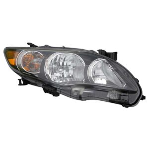 HEADLIGHTS for TOYOTA COROLLA S/XRS 2011-2013, PASSENGER SIDE, TO2503204, NORTH AMERICA