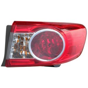 TAIL LIGHTS for TOYOTA COROLLA 2011-2013, PASSENGER SIDE TO2805111, Outer, Assembly, N.AME