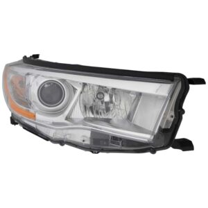 HEADLIGHTS for TOYOTA HIGHLANDER 2014-2016, PASSENGER SIDE, TO2503221, w/o Smoked CHR Accent