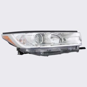 HEADLIGHTS for TOYOTA HIGHLANDER 2017-2019 PASSENGER SIDE, w/SMOKE CHROME, TO2503251C, CAPA, EE